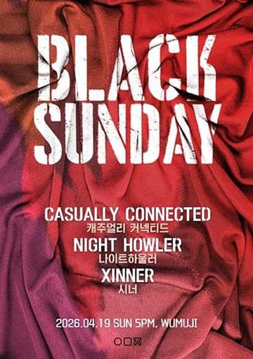 BLACK SUNDAY: CASUALLY CONNECTED X NIGHT HOWLER X XINNER 포스터